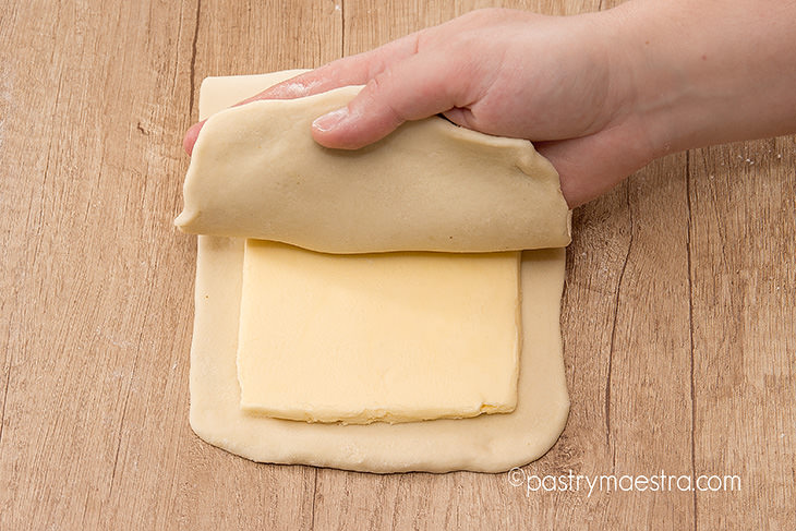 Laminated dough, enclosing fat, Pastry Maestra