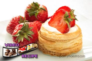 Chantilly and Strawberry Vol-au-Vents, Pastry Maestra