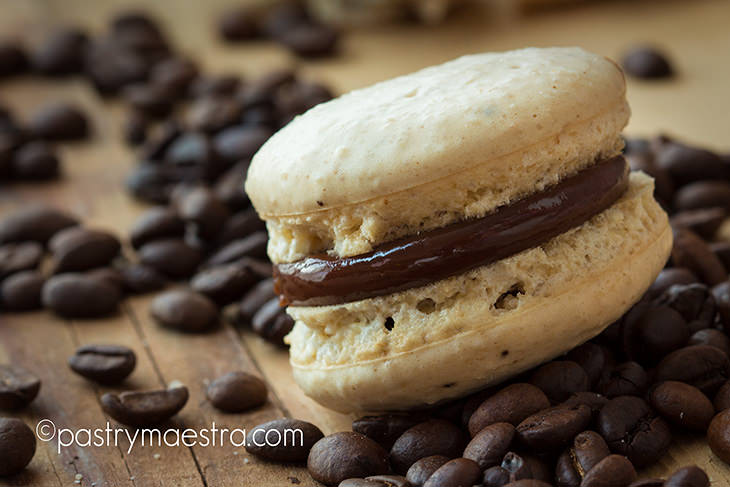 Coffee and Chocolate Macarons, Pastry Maestra