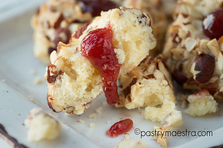 Jam Filled Thumbprint Cookies, Pastry Maestra