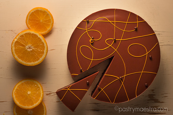 Orange and chocolate brownie cake, Pastry Maestra