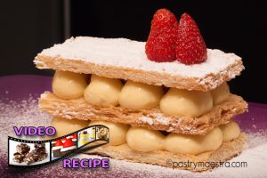 Vanilla and Strawberry Mille-Feuille, Pastry Maestra