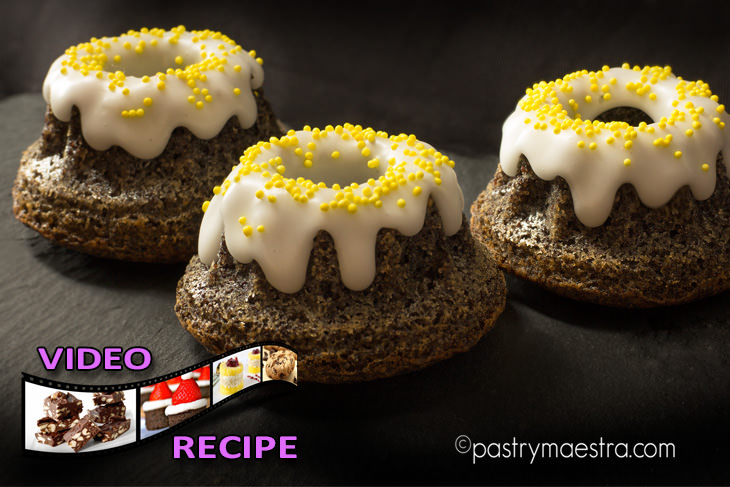 Mini Poppy Seed Bundt Cakes, Pastry Maestra
