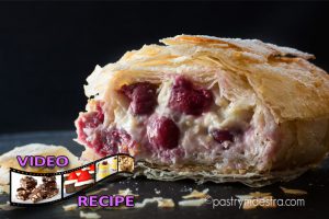 Cream Cheese and Sour Cherry Strudel, Pastry Maestra