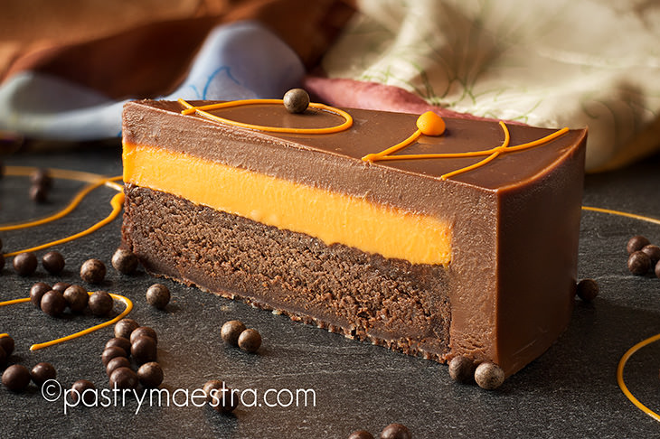 Orange and Chocolate Brownie Cake, Pastry Maestra