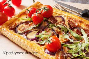Bacon and Onion Tart, Pastry Maestra