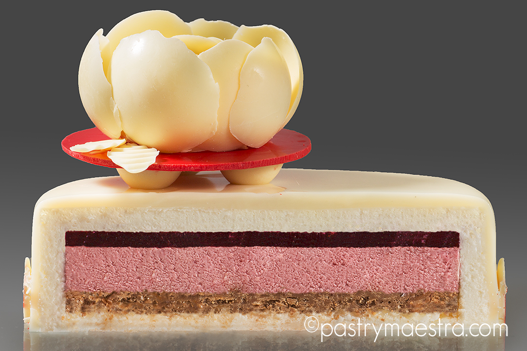 Raspberry and Coconut Entremet, Pastry Maestra