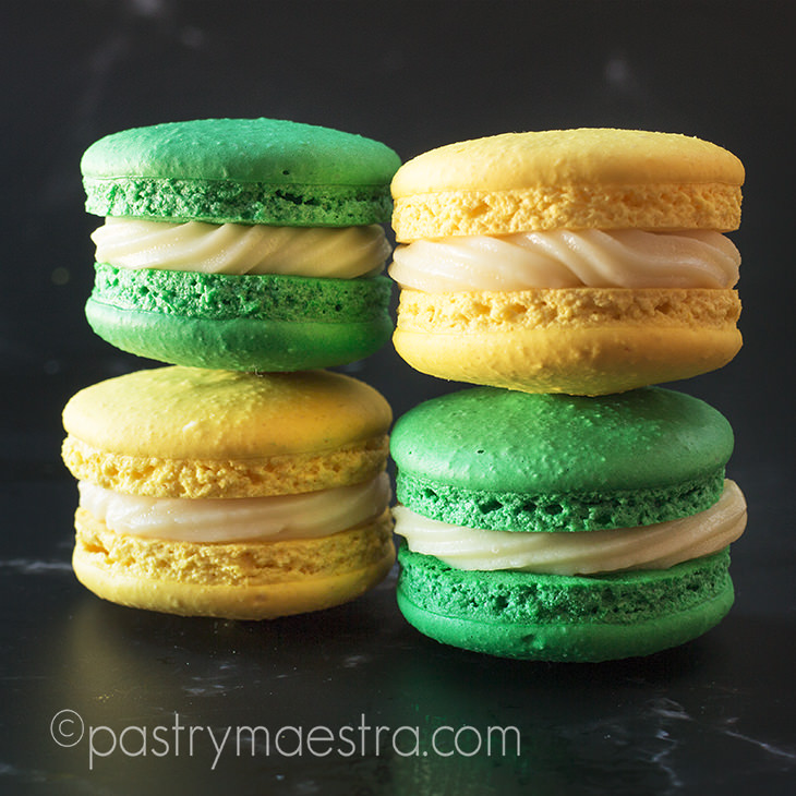 Refreshing Lemon and Mint Macarons, Pastry Maestra
