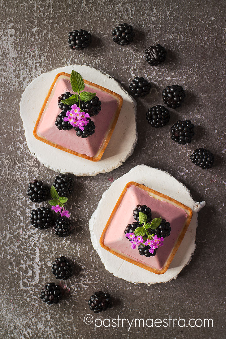 Blackberry and Lemon Mini Tarts, Pastry Maestra