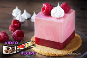 Gluten Free Raspberry Mousse Cakes, Pastry Maestra
