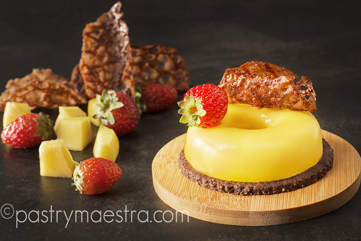 Chocolate and Mango Mousse Mini Cakes, Pastry Maestra