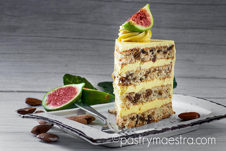 Splitska Torta - Dried Fig and Almond Cake, Pastry Maestra