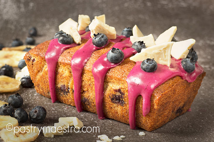 White Chocolate and Blueberry Banana Bread, Pastry Maestra