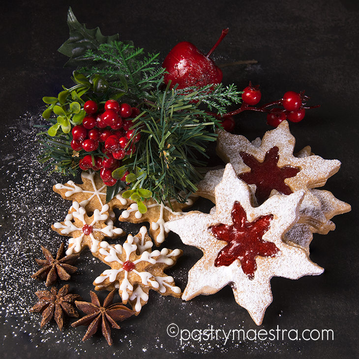Christmas Snowflake Cookies, Pastry Maestra
